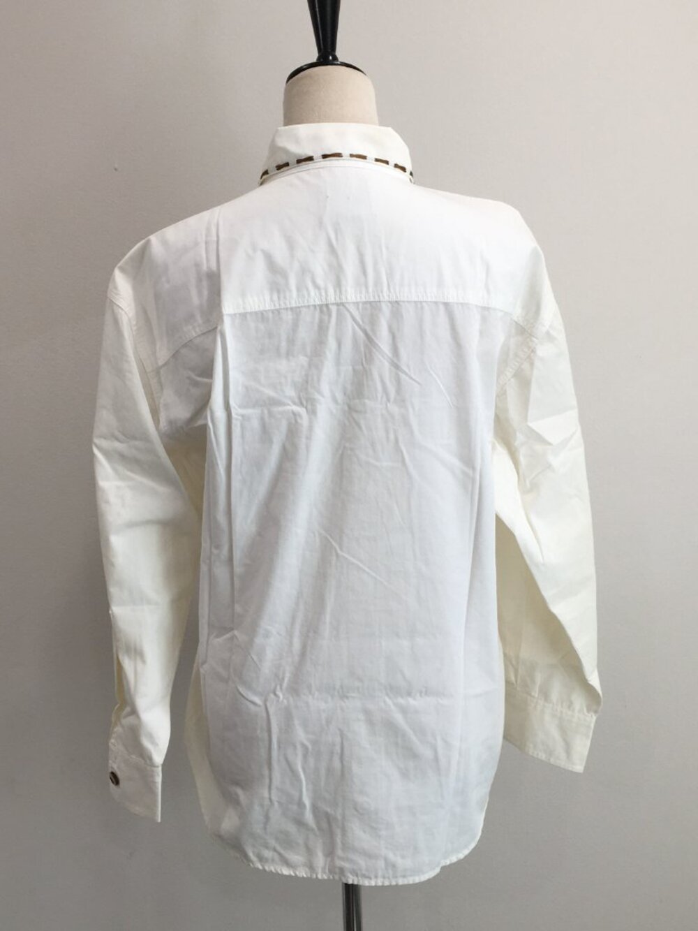 CAMBRIDGE DRY GOODS Horse Embroidery Stitching Western Oversized Button Shirt - Picture 8 of 13